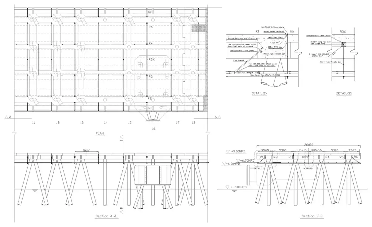 Platform framing, Sept 2012 · 工作台結構